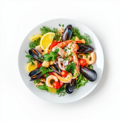 Фирменное блюдо Морской гриль прованс - купить в Кулларе